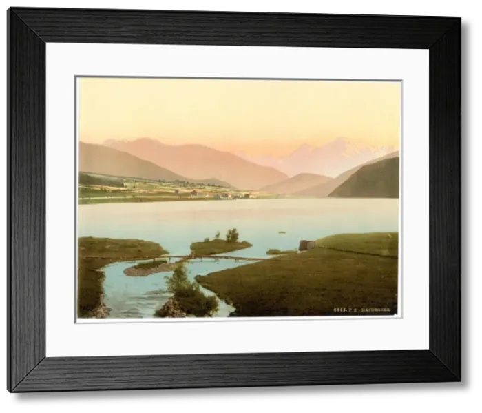Framed Print : Heidersee, Tyrol, Austro-Hungary Framed Print : Heidersee, Tyrol, Austro-Hungary