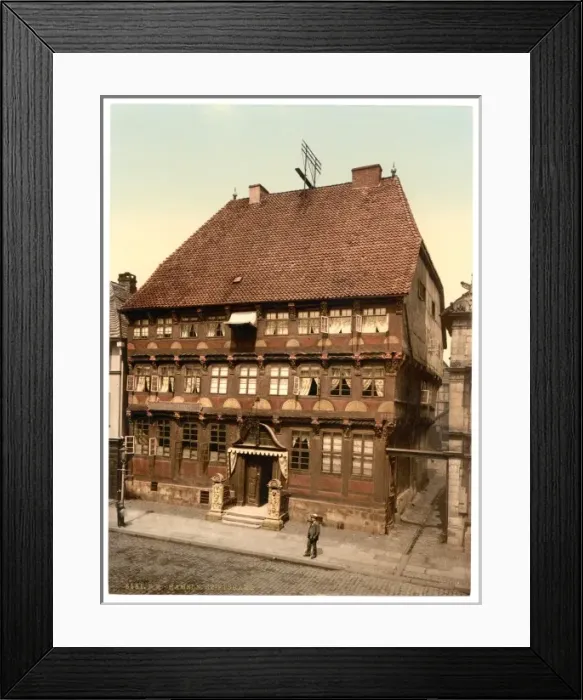 Framed Print : Stiftshaus, Hameln, Hanover, Germany Framed Print : Stiftshaus, Hameln, Hanover, Germany