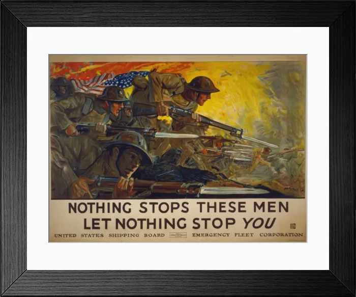 Framed Print : Nothing stops these men, let nothing stop you Framed Print : Nothing stops these men, let nothing stop you