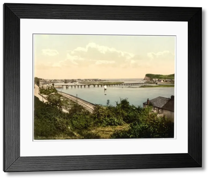 Framed Print : Risano, from the sea, Dalmatia, Austro-Hungary