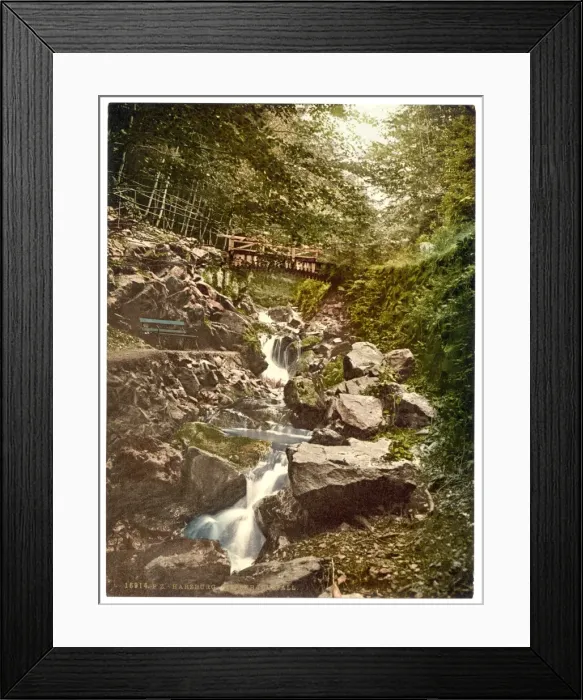 Framed Print : Riefenbachsfall, Harzburg, Hartz, Germany Framed Print : Riefenbachsfall, Harzburg, Hartz, Germany