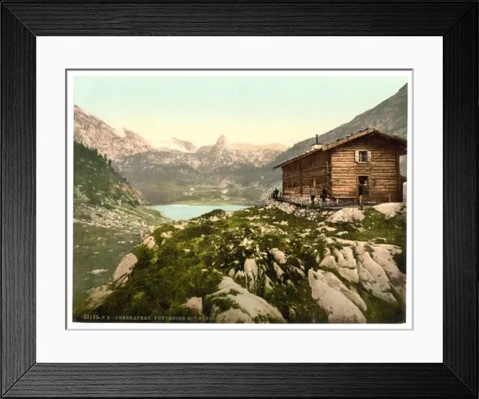 Framed Print : Funtensee with Schottmalhorn, Upper Bavaria, Germany Framed Print : Funtensee with Schottmalhorn, Upper Bavaria, Germany