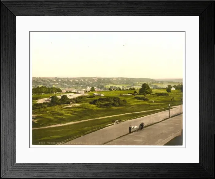 Framed Print : The common, from the Wellington Hotel, Tunbridge Wells, Engl Framed Print : The common, from the Wellington Hotel, Tunbridge Wells, Engl