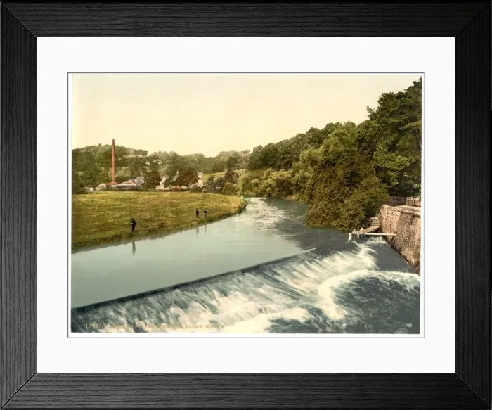 Framed Print : On the Allan Water, Bridge of Allan, Scotland Framed Print : On the Allan Water, Bridge of Allan, Scotland