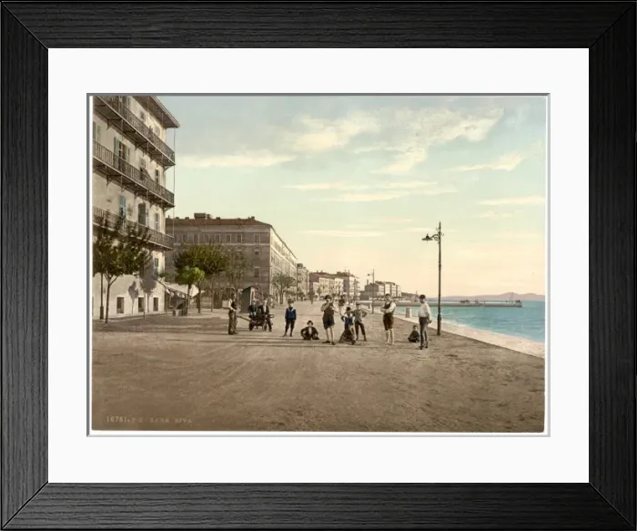 Framed Print : Zara, water front, Dalmatia, Austro-Hungary Framed Print : Zara, water front, Dalmatia, Austro-Hungary