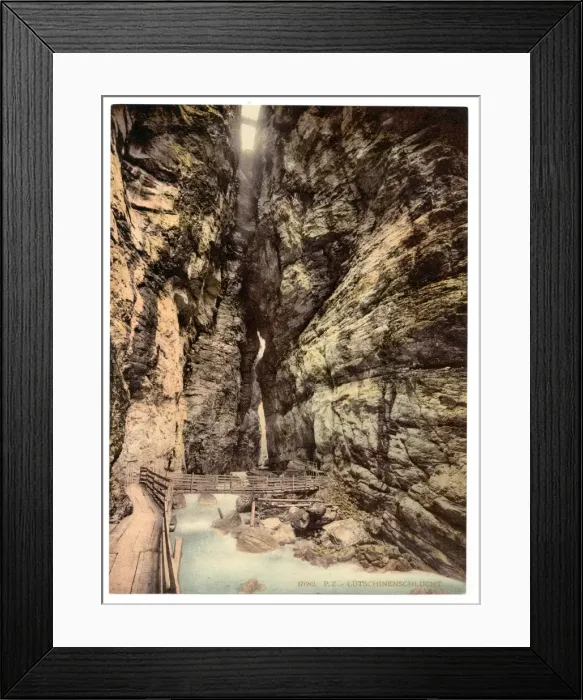 Framed Print : Lutschine Gorge, Bernese Oberland, Switzerland L?tschine Gor Framed Print : Lutschine Gorge, Bernese Oberland, Switzerland L?tschine Gor