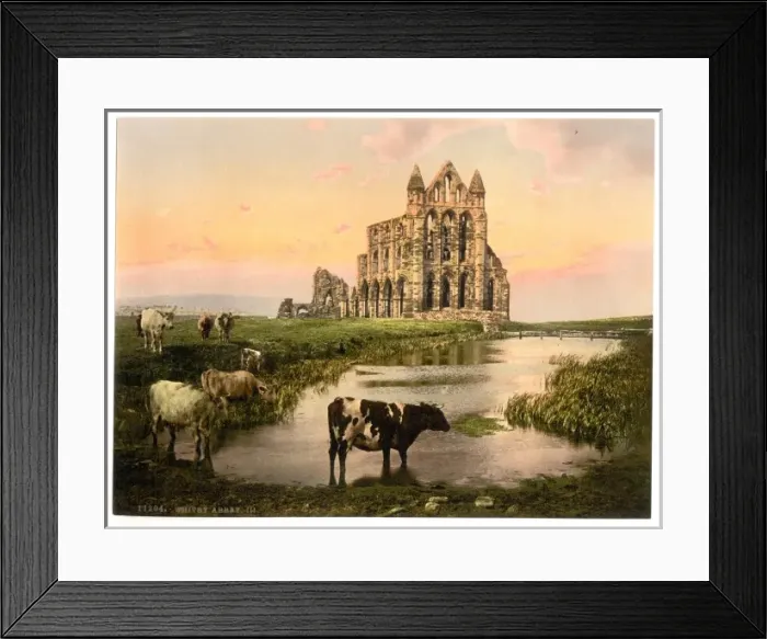 Framed Print : Whitby, the abbey, III. Yorkshire, England Framed Print : Whitby, the abbey, III. Yorkshire, England