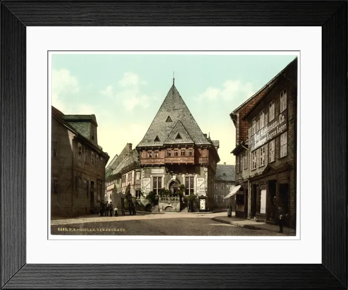 Framed Print : Gewandhaus (Cloth Hall), Goslar, Hartz, Germany Framed Print : Gewandhaus (Cloth Hall), Goslar, Hartz, Germany