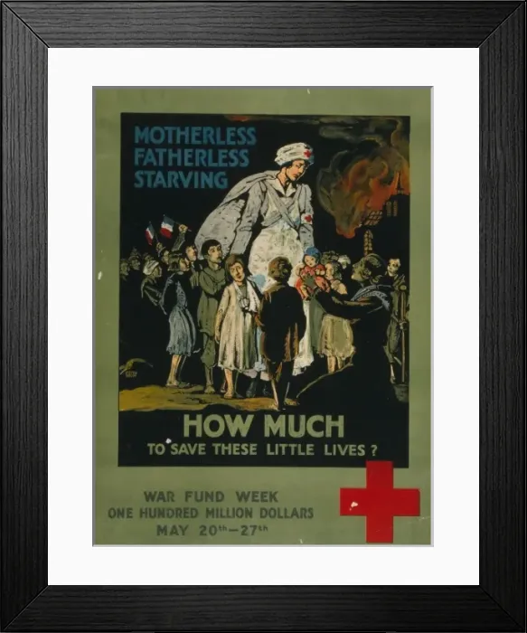 Framed Print : Motherless, fatherless, starving - How much to save these li Framed Print : Motherless, fatherless, starving - How much to save these li
