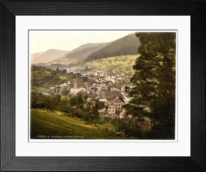 Framed Print : Wildbad, Black Forest, Baden, Germany Framed Print : Wildbad, Black Forest, Baden, Germany