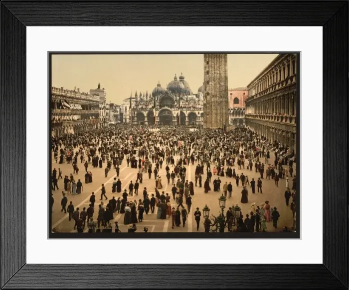 Framed Print : Concert in St. Marks Place, Venice, Italy Framed Print : Concert in St. Marks Place, Venice, Italy