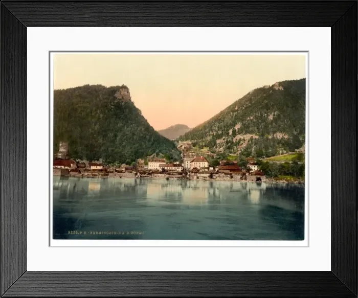 Framed Print : Sarningstein, (i. e. Sarmingstein), Lower Austria, Austro-Hu Framed Print : Sarningstein, (i. e. Sarmingstein), Lower Austria, Austro-Hu