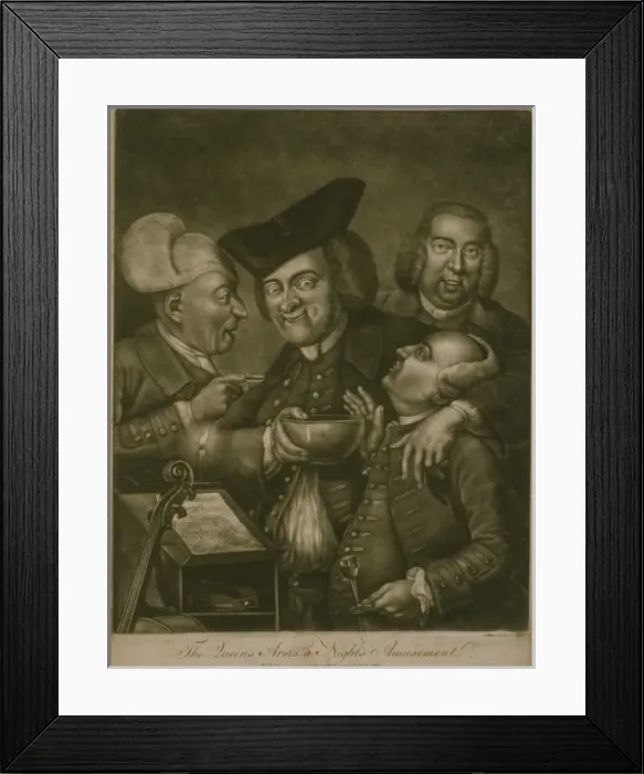 Framed Print : The queens arms, a nights amusement Framed Print : The queens arms, a nights amusement