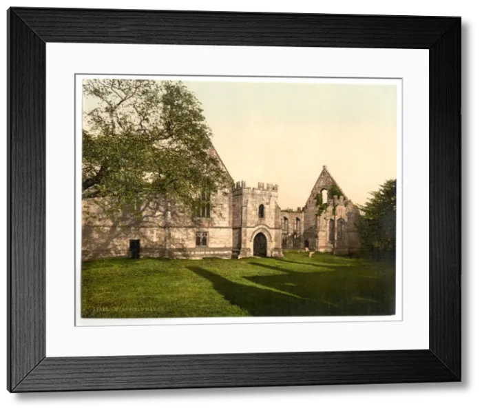 Framed Print : Wingfield Manor, II. Derbyshire, England Framed Print : Wingfield Manor, II. Derbyshire, England