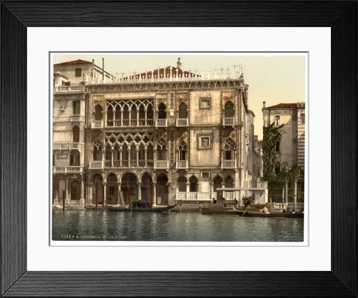 Framed Print : The Golden House, Venice, Italy Framed Print : The Golden House, Venice, Italy