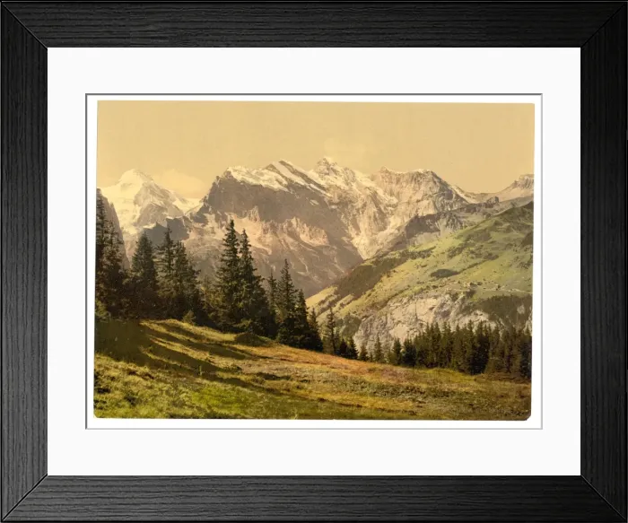 Framed Print : Wengrenalp, Bernese Oberland, Switzerland Framed Print : Wengrenalp, Bernese Oberland, Switzerland
