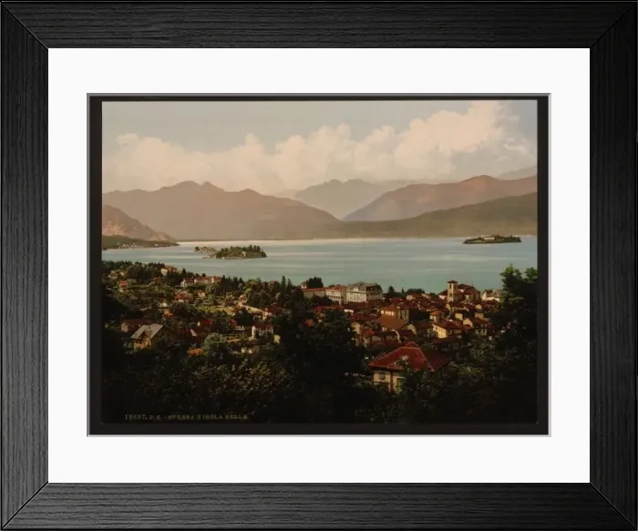 Framed Print : Isola Bella and Stresa, Lake Maggiore, Italy Framed Print : Isola Bella and Stresa, Lake Maggiore, Italy