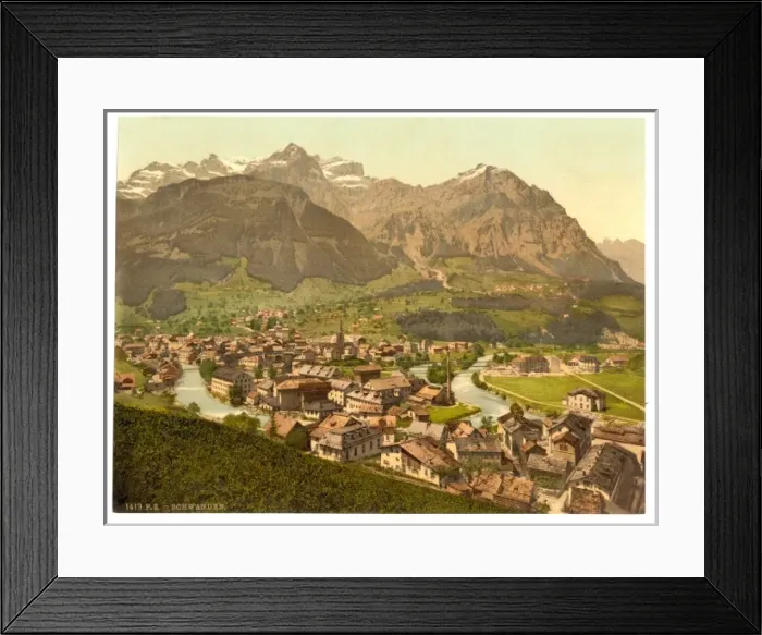 Framed Print : Schwanden, Glarus, Switzerland Framed Print : Schwanden, Glarus, Switzerland