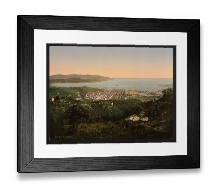 Framed Print : Panorama, Spezia, Italy Framed Print : Panorama, Spezia, Italy