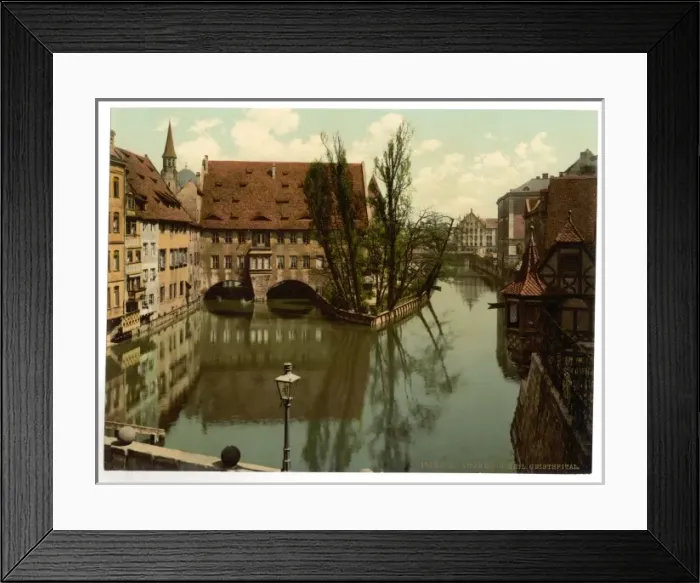 Framed Print : Hospital of the Holy Spirit, Nuremberg, Bavaria, Germany Framed Print : Hospital of the Holy Spirit, Nuremberg, Bavaria, Germany
