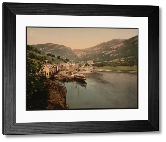 Framed Print : Eide Hardanger from the south, Hardanger Fjord, Norway Framed Print : Eide Hardanger from the south, Hardanger Fjord, Norway