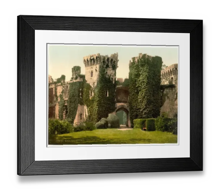 Framed Print : Raglan Castle, I. England Framed Print : Raglan Castle, I. England