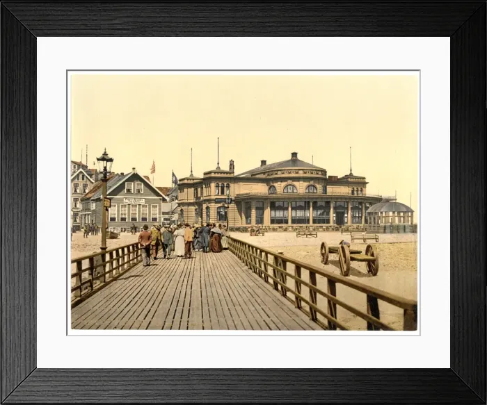 Framed Print : Conversation House, Helgoland, Germany Framed Print : Conversation House, Helgoland, Germany