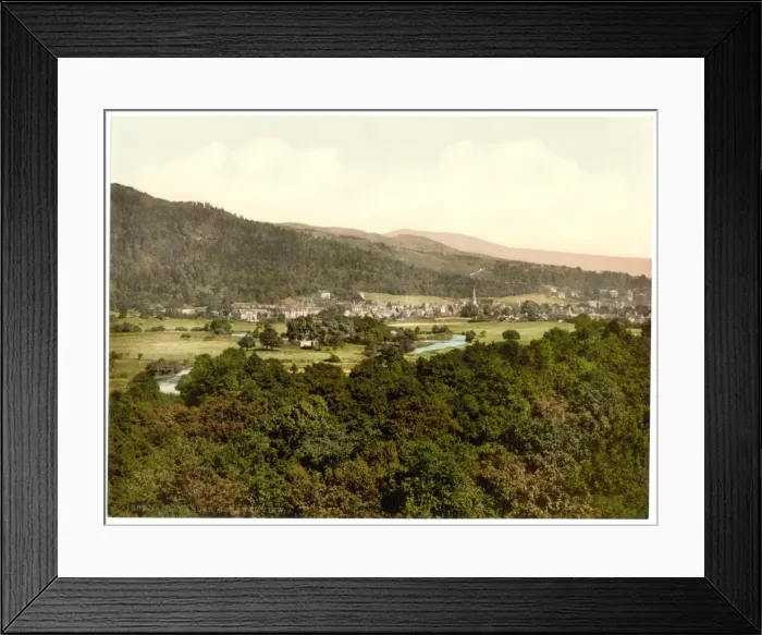Framed Print : General view, Callander, Scotland Framed Print : General view, Callander, Scotland