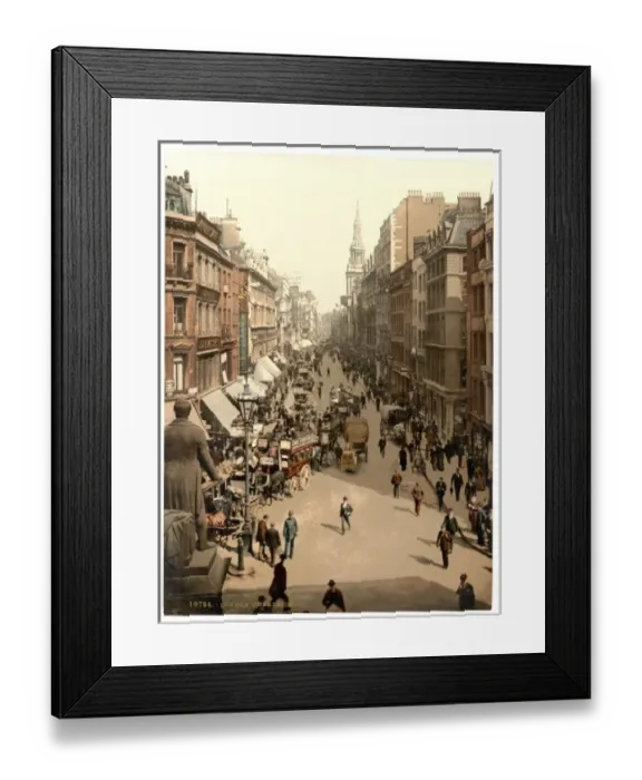 Framed Print : Cheapside, London, England Framed Print : Cheapside, London, England