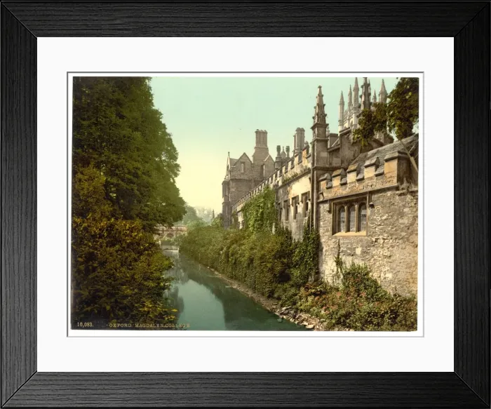 Framed Print : Magdalen College, from the river, Oxford, England Framed Print : Magdalen College, from the river, Oxford, England