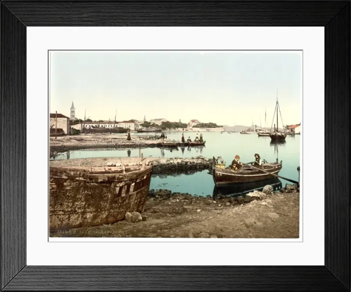 Framed Print : Zara, from Barcagno, Dalmatia, Austro-Hungary Framed Print : Zara, from Barcagno, Dalmatia, Austro-Hungary