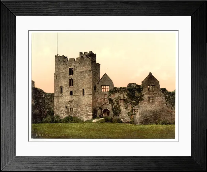 Framed Print : Castle, II. Ludlow, England Framed Print : Castle, II. Ludlow, England