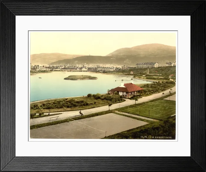 Framed Print : Ramsey, the park, Isle of Man, England Framed Print : Ramsey, the park, Isle of Man, England