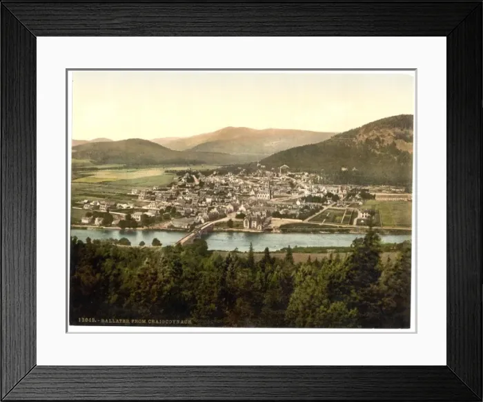 Framed Print : From Craigcoynach, Ballater, Scotland Framed Print : From Craigcoynach, Ballater, Scotland
