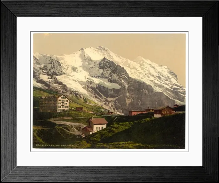 Framed Print : Jungfrau and Scheidegg, Bernese Oberland, Switzerland Framed Print : Jungfrau and Scheidegg, Bernese Oberland, Switzerland
