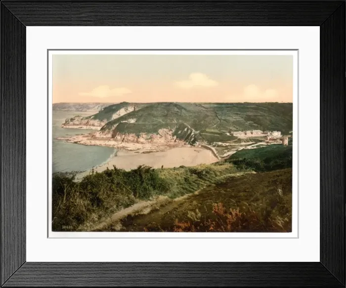 Framed Print : Jersey, Greve de Lecq, Channel Islands, England Framed Print : Jersey, Greve de Lecq, Channel Islands, England