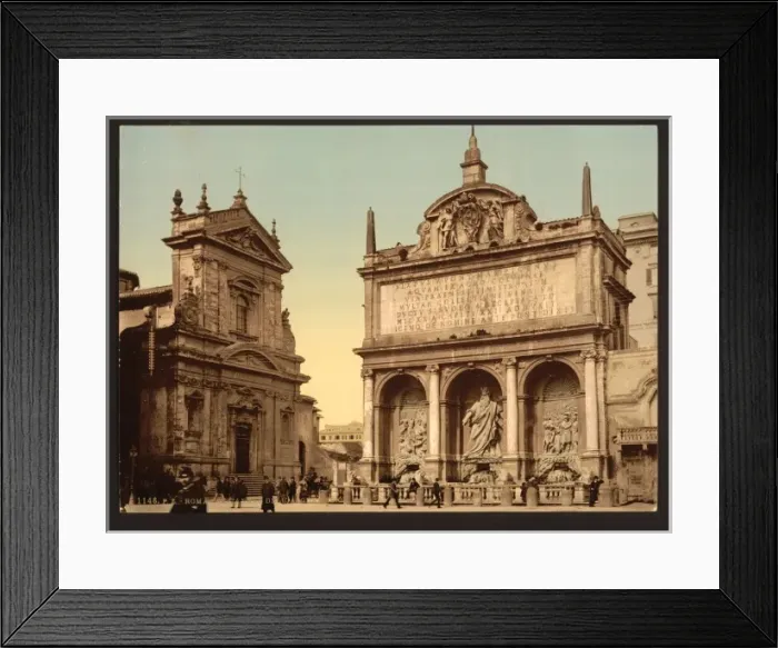 Framed Print : Fountain Acqua Felice, Rome, Italy Fountain Acqua Felice, Ro Framed Print : Fountain Acqua Felice, Rome, Italy Fountain Acqua Felice, Ro