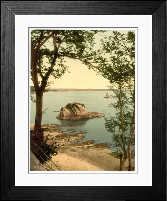 Framed Print : View at Tenby, Wales Framed Print : View at Tenby, Wales