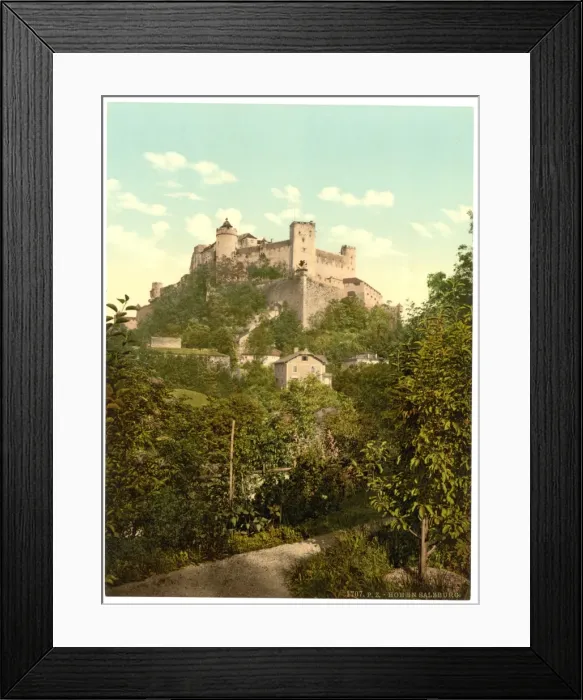 Framed Print : Fortress High-Salzburg (i. e. Hohensalzburg), Salzburg, Aust Framed Print : Fortress High-Salzburg (i. e. Hohensalzburg), Salzburg, Aust
