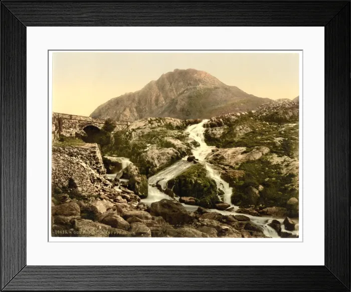 Framed Print : Ogwen Falls, Nant Francon (i. e. Nant Ffrancon) Pass, Wales Framed Print : Ogwen Falls, Nant Francon (i. e. Nant Ffrancon) Pass, Wales