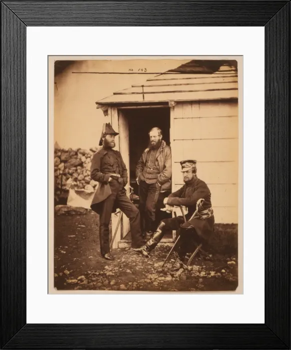 Framed Print : Captain Ponsonby, Captain Pearson & Captain Markham, on Framed Print : Captain Ponsonby, Captain Pearson & Captain Markham, on