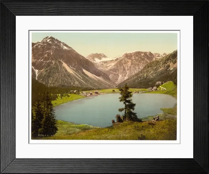 Framed Print : Arosa, the Upper Lake, Grisons, Switzerland Framed Print : Arosa, the Upper Lake, Grisons, Switzerland