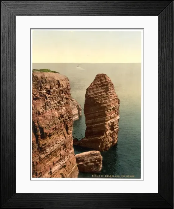 Framed Print : The Monk from above, Helgoland, Germany The Monk from above Framed Print : The Monk from above, Helgoland, Germany The Monk from above