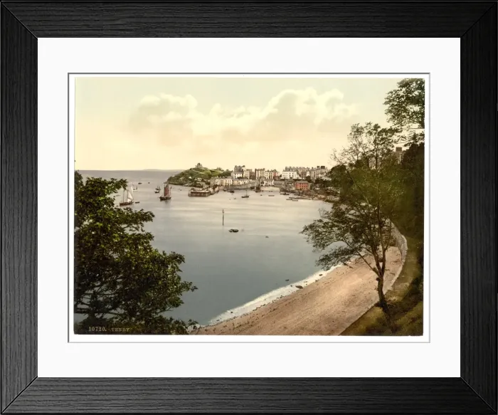 Framed Print : Tenby, Wales Framed Print : Tenby, Wales