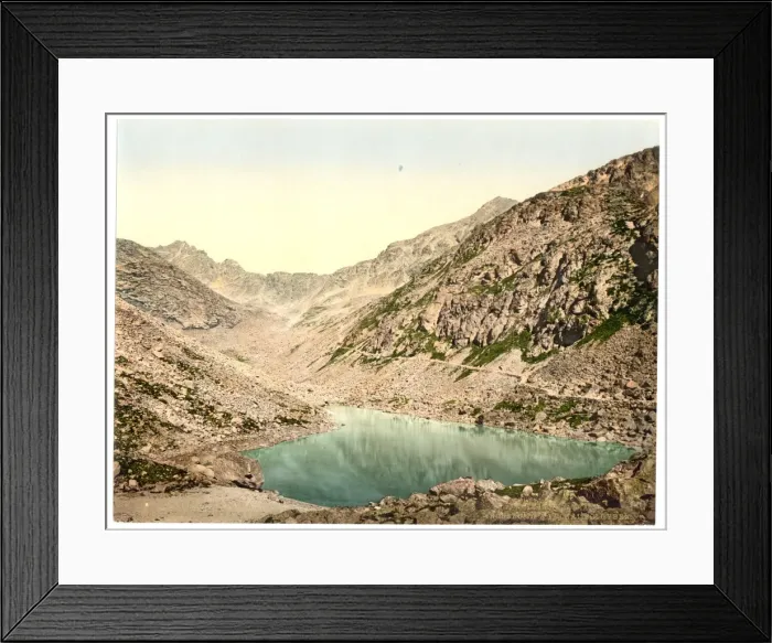 Framed Print : The Long Lake (i. e. Langer See) in Felkaer (i. e. Felka) Va Framed Print : The Long Lake (i. e. Langer See) in Felkaer (i. e. Felka) Va