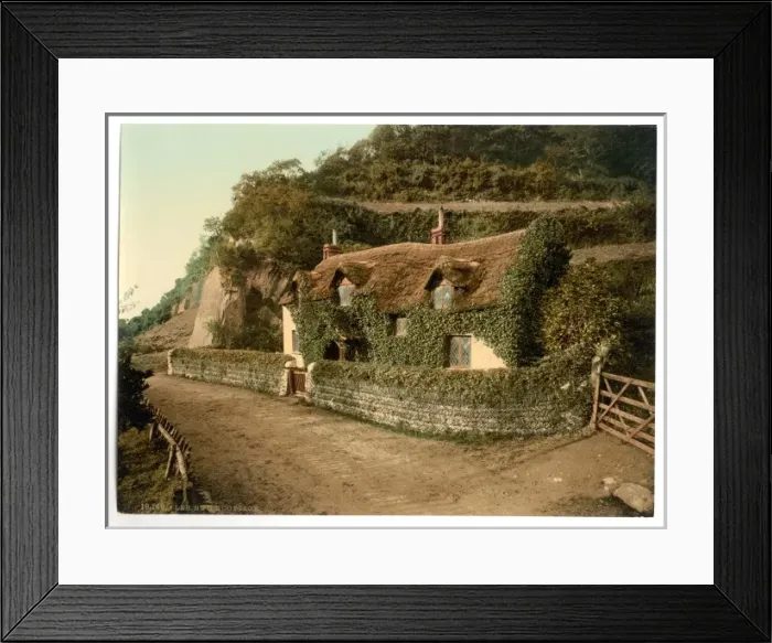 Framed Print : Swiss cottage, Lee (Devon), England Framed Print : Swiss cottage, Lee (Devon), England