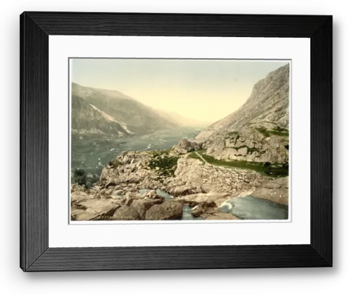 Framed Print : General view, Nant Francon (i. e. Nant Ffrancon) Pass, Wales Framed Print : General view, Nant Francon (i. e. Nant Ffrancon) Pass, Wales