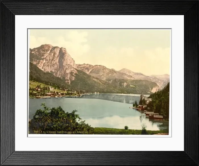 Framed Print : Aussee, Grundelsee (i. e. Grundlsee), Upper Austria, (i. e Framed Print : Aussee, Grundelsee (i. e. Grundlsee), Upper Austria, (i. e