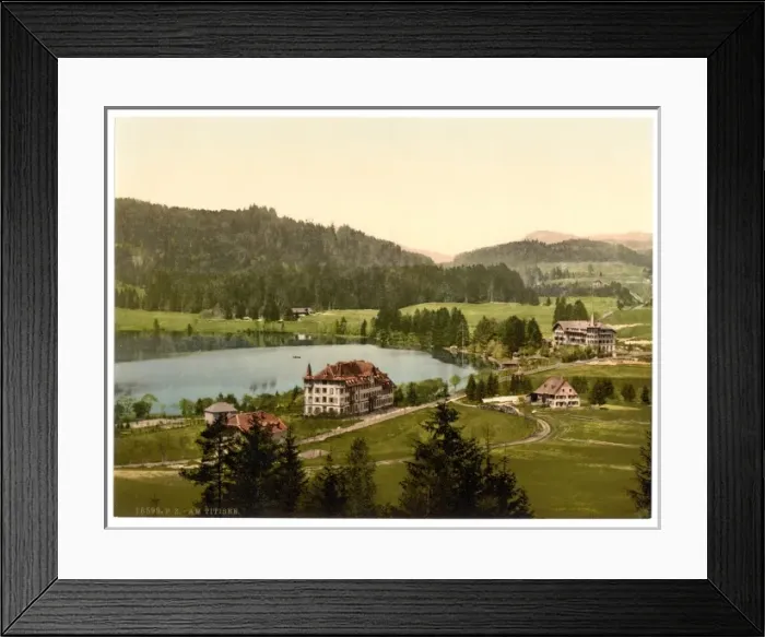 Framed Print : On the lake, Titisee, Black Forest, Baden, Germany