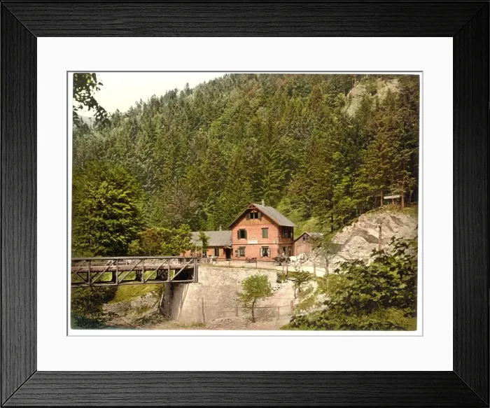 Framed Print : Reichenau, road house, Lower Austria, Austro-Hungary Framed Print : Reichenau, road house, Lower Austria, Austro-Hungary